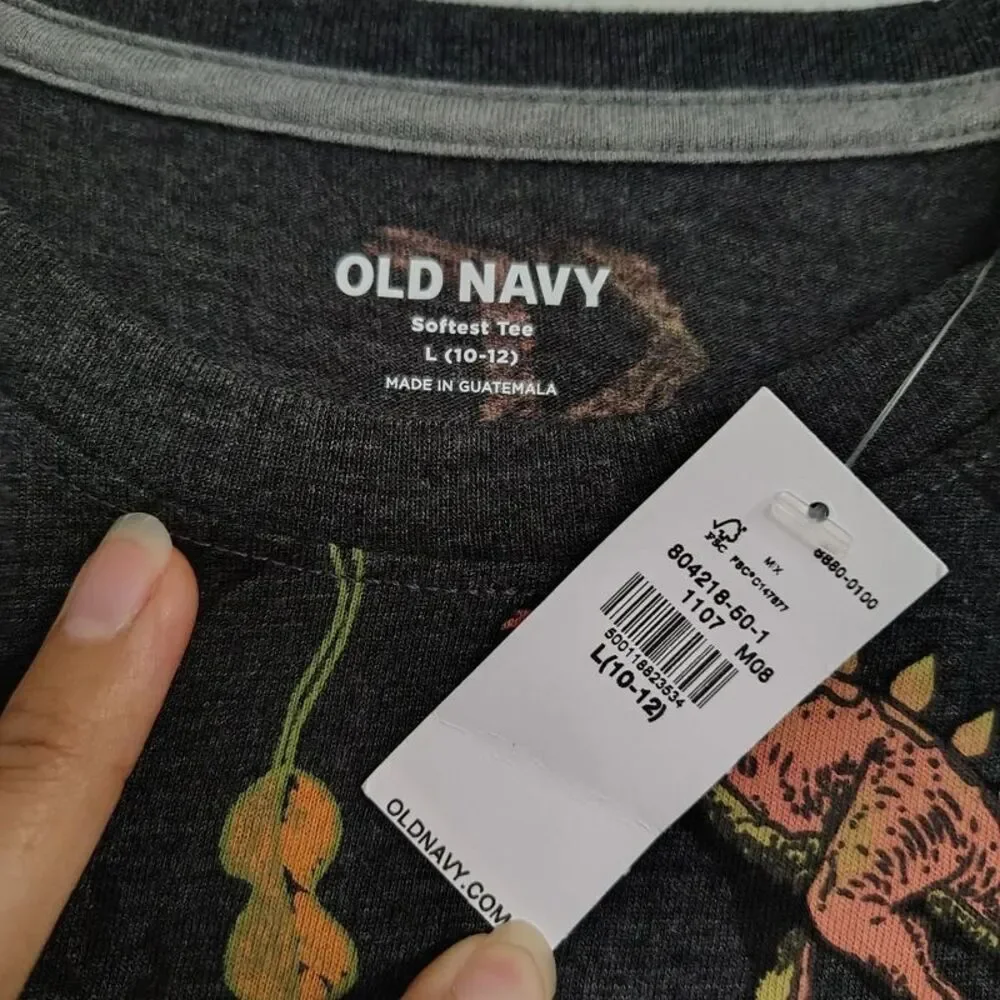 Old navy boy dinosaur tee